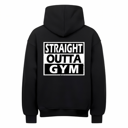 STRAIGHT OUTTA GYM Unisex Oversized Hoodie (Backprint)