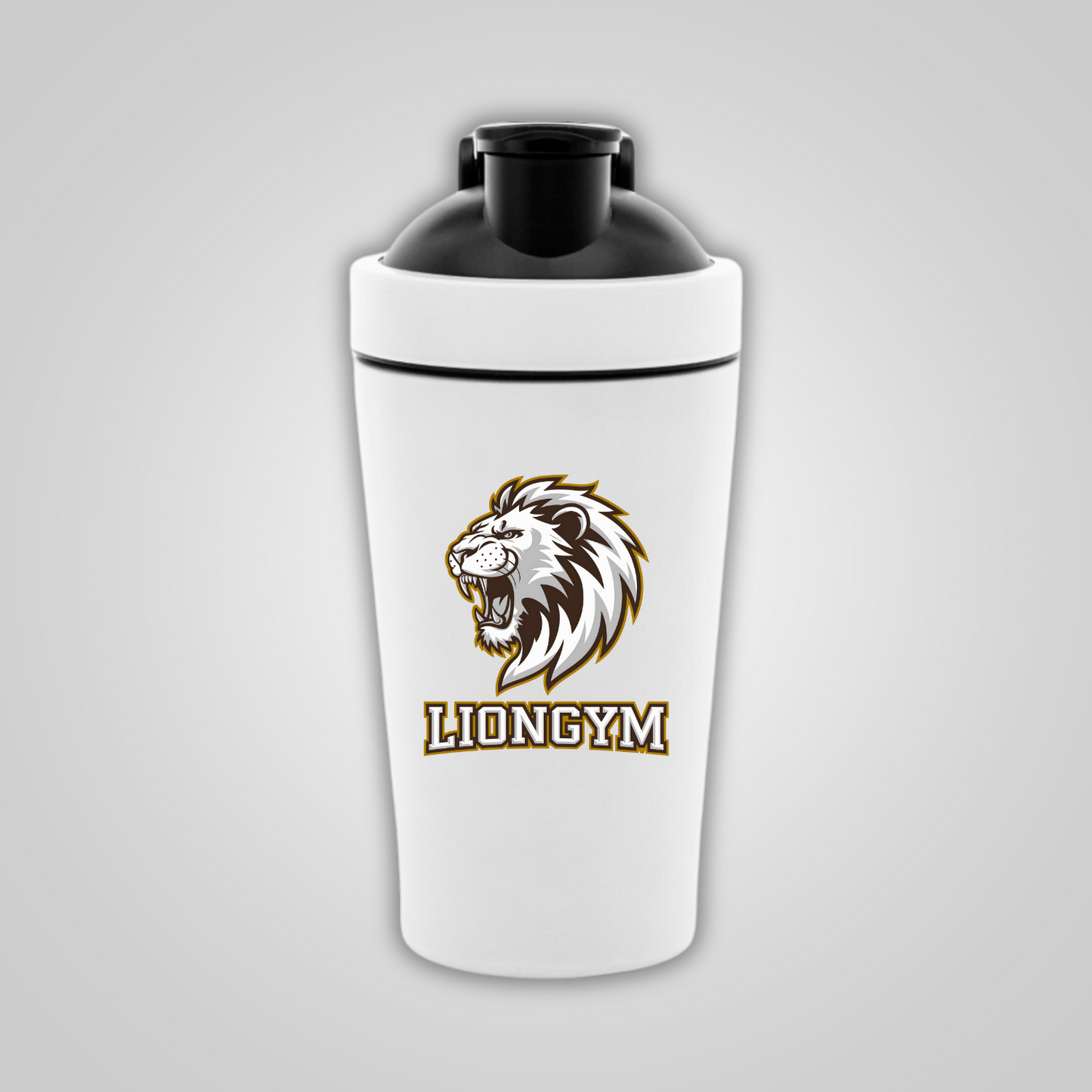 LION-GYM Edelstahl Shaker